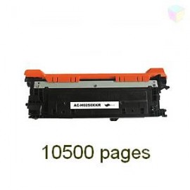 toner noir pour imprimante HP Color Laserjet Cp 3525 N équivalent CE250X