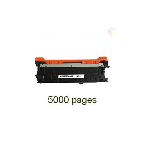 toner noir pour imprimante HP Color Laserjet Cm 3530 équivalent CE250A