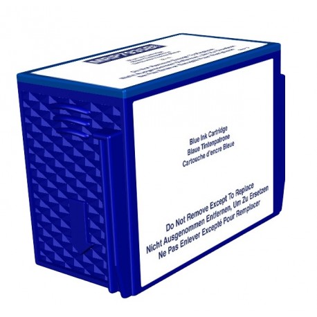cartouche bleu pour imprimante Pitney Bowes Dm220i