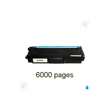 toner compatible TN329C cyan pour Brother Dcpl8450cdw