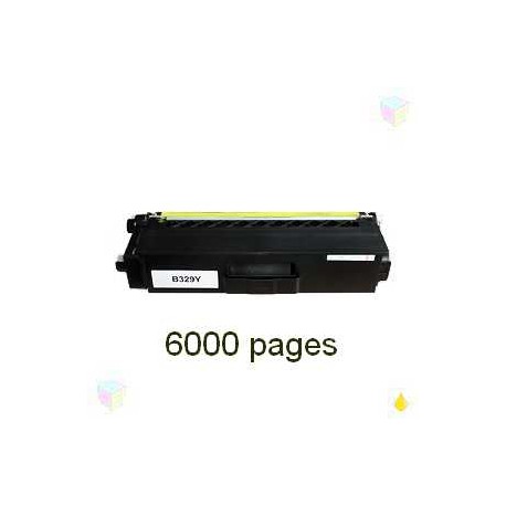 toner compatible TN329Y yellow pour Brother Dcpl8450cdw