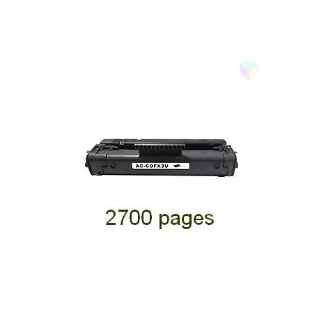 toner noir pour imprimante Canon Fax L258 équivalent FX3