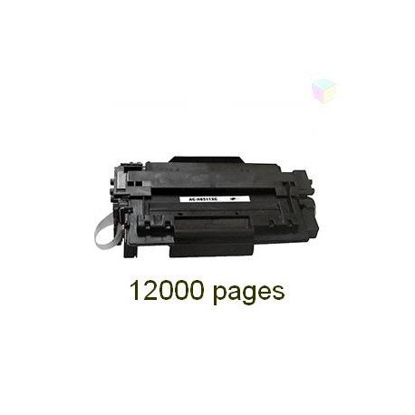 toner noir pour imprimante HP Laserjet 2410 équivalent Q6511X
