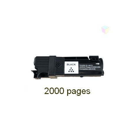 toner noir pour imprimante Xerox Phaser 6125 équivalent 106R1334